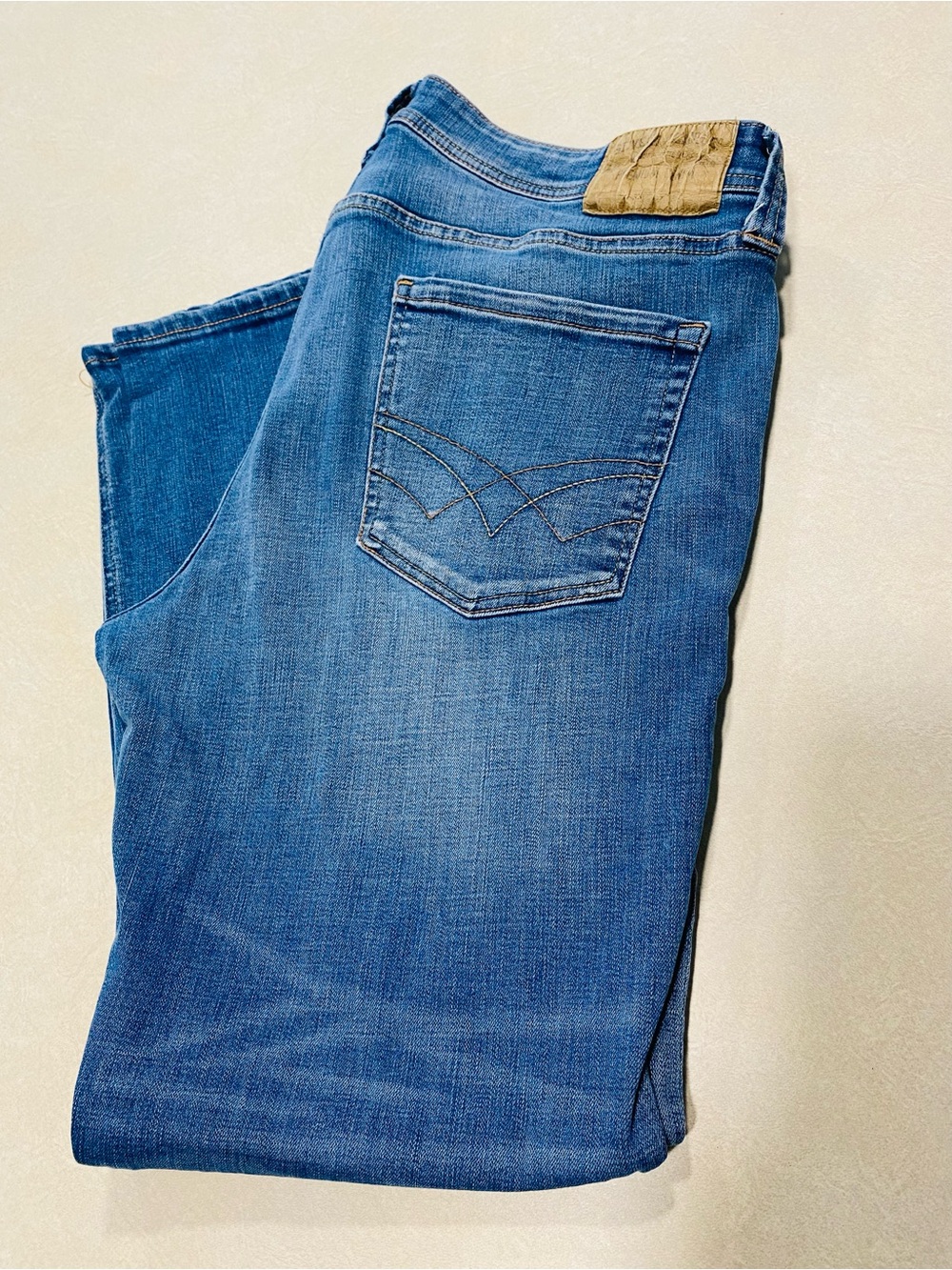 Seven7 Men's Medium Blue Slim Straight Jeans
